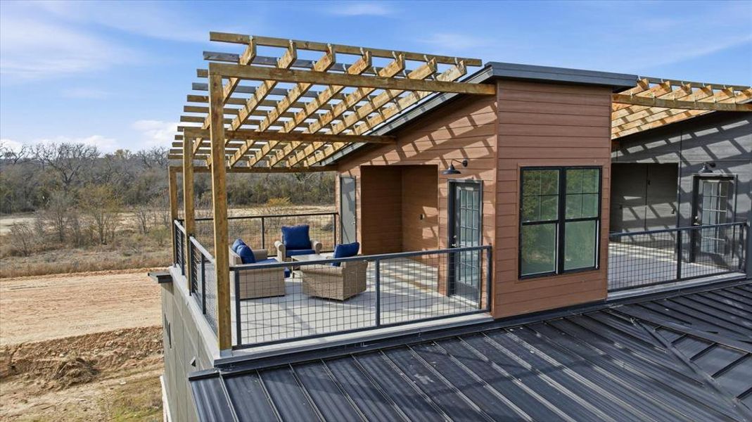 Exterior details and patio area of a home in , Stephenville (Image 23).