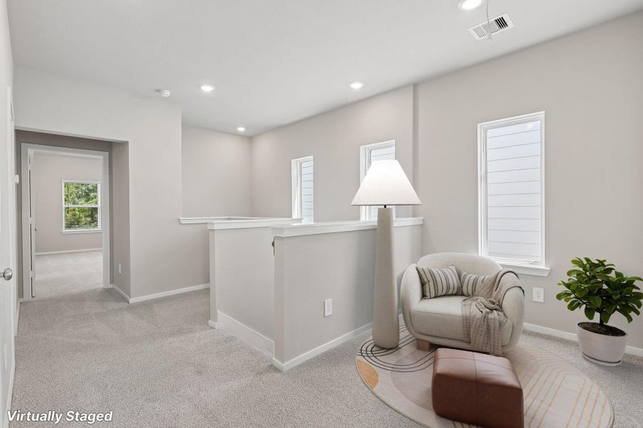 Furnished interior view inside a new home in Pinewood Trails - City Series, Atascocita (Image 14).