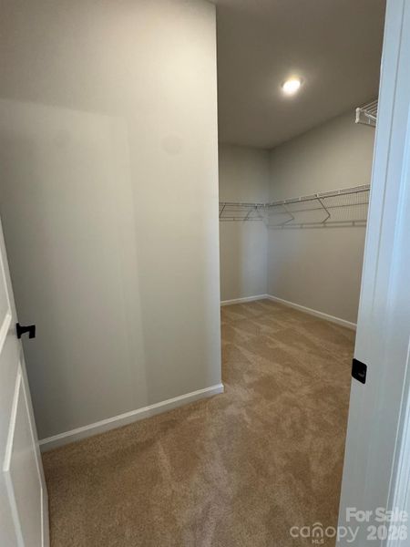 Primary closet Primary closet