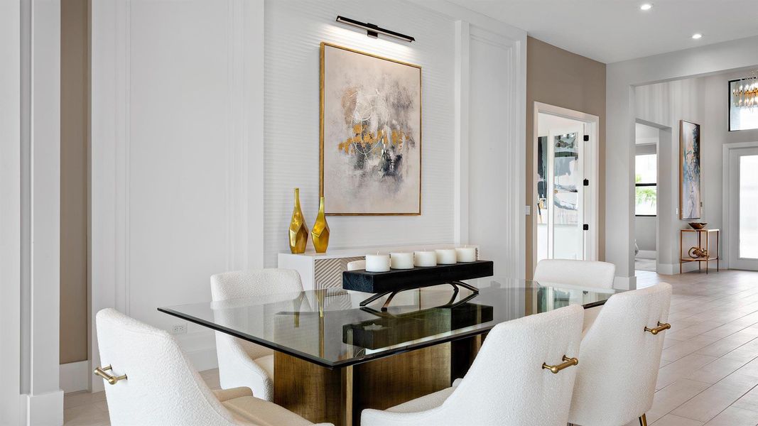 Furnished interior view inside a new home in , Palm Beach Gardens (Image 9). Furnished interior view inside a new home in , Palm Beach Gardens (Image 9).