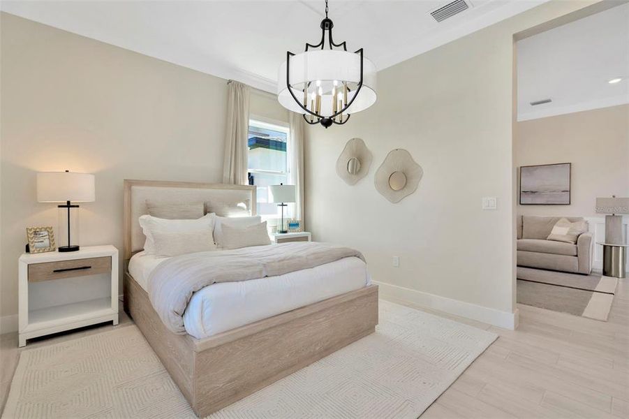 Furnished interior view inside a new home in Biscayne Landing at Seaire, Parrish (Image 31).