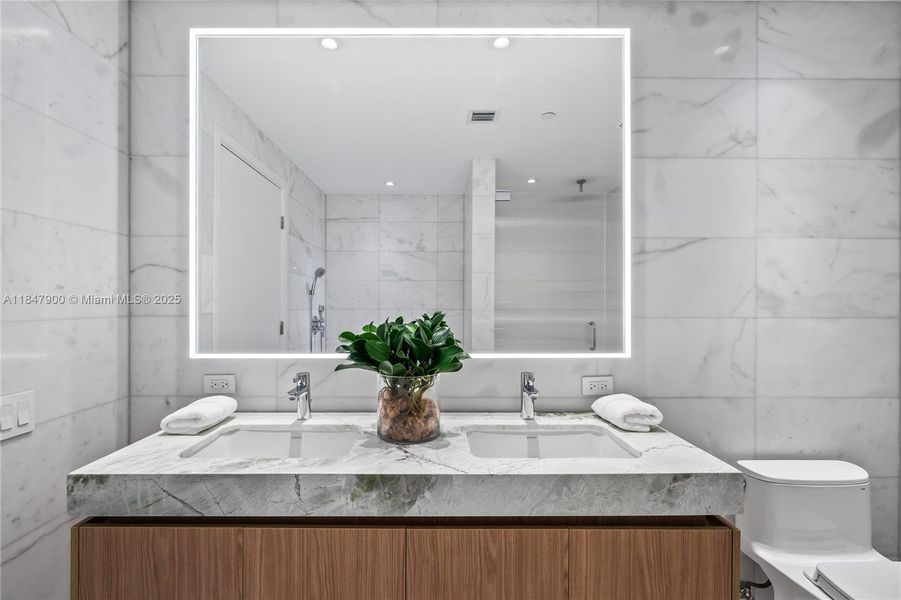 Furnished interior view inside a new home in , Miami Beach (Image 30). Furnished interior view inside a new home in , Miami Beach (Image 30).