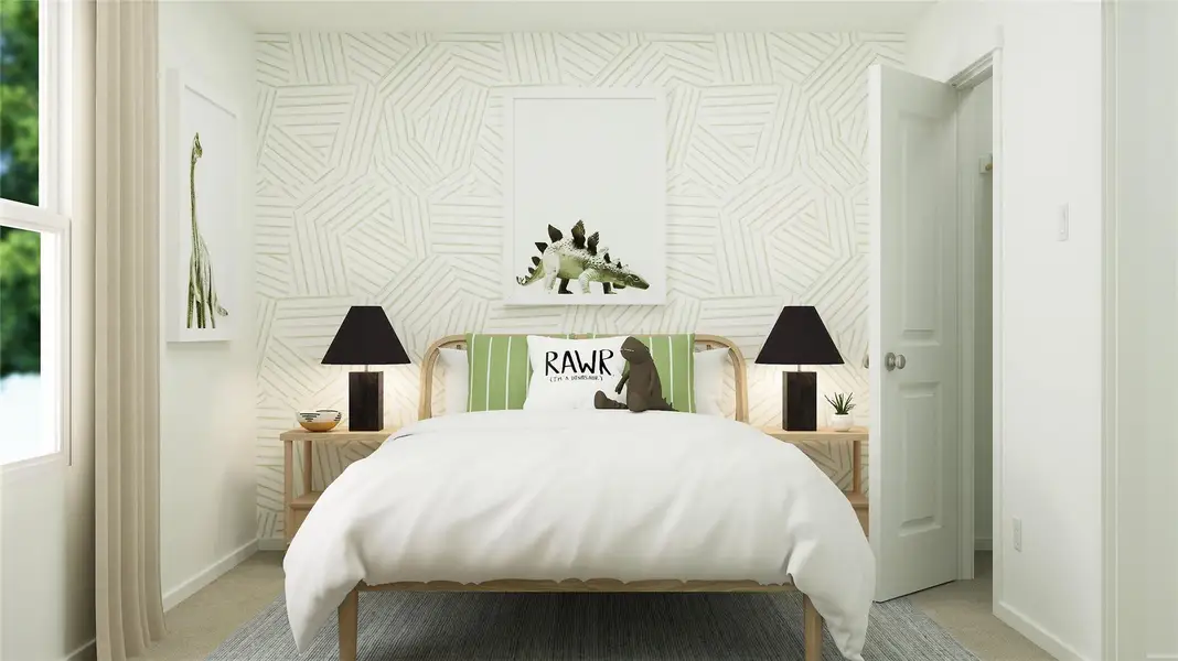 Furnished interior view inside a new home in Firefly Pointe: Cottage Collection, Hutto (Image 3).