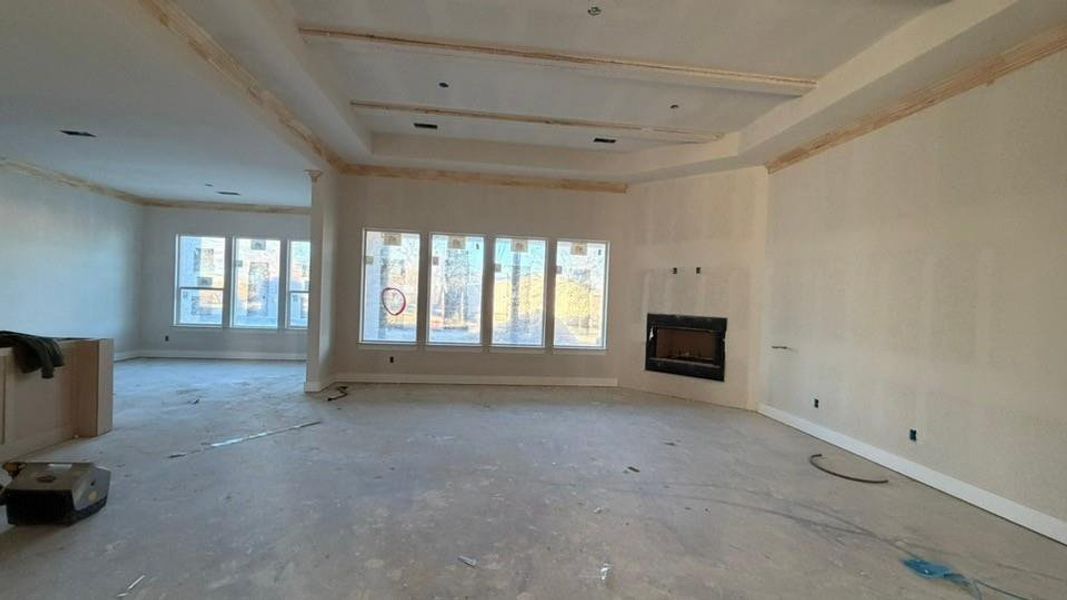 In-progress construction of a new home in Grayson Ridge, Van Alstyne, TX (Image 11).