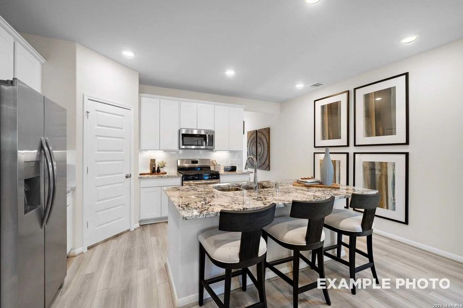 Furnished interior view inside a new home in Hickory Ridge, San Antonio (Image 24).