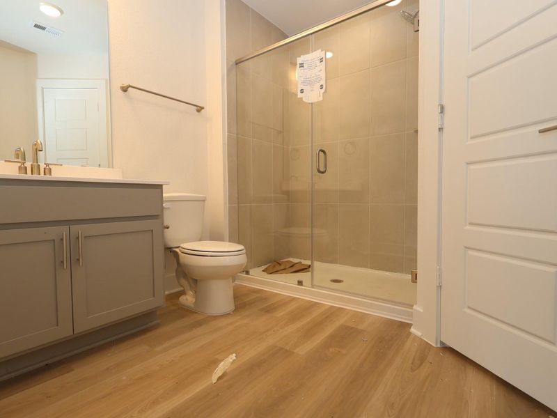 Furnished interior view inside a new home in Lone Star Landing, Montgomery (Image 5).