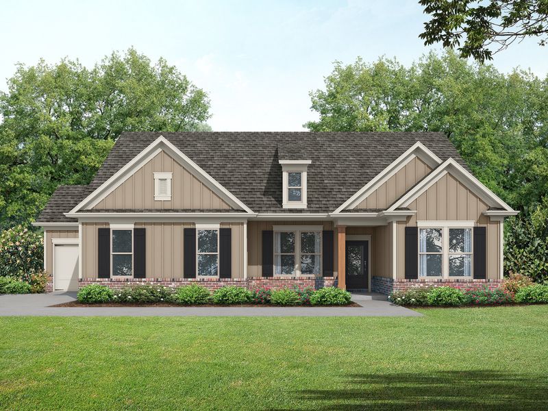 Representative exterior photo of a completed home built from the The Rosewood II by My Home Communities in Cotton Creek, Good Hope, GA (Image 6). Representative exterior photo of a completed home built from the The Rosewood II by My Home Communities in Cotton Creek, Good Hope, GA (Image 6).