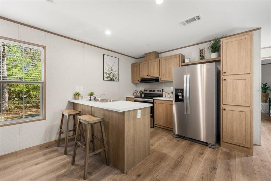 Furnished interior view inside a new home in , Bronson (Image 10).