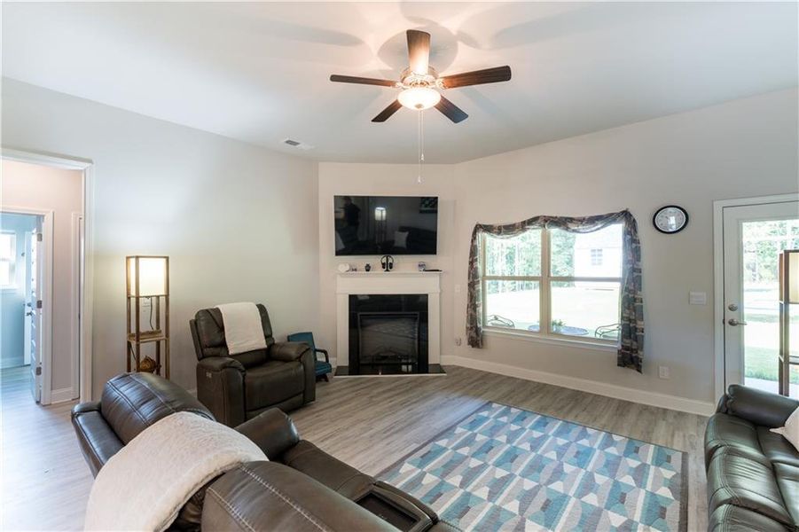 Furnished interior view inside a new home in , Maysville (Image 35).