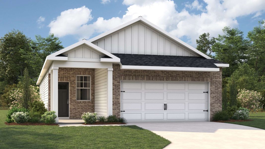Representative exterior photo of a completed home built from the BOWEN by D.R. Horton in Percy Cove, Antioch, TN (Image 18).