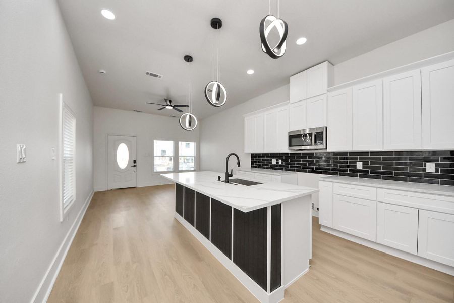 Furnished interior view inside a new home in , Houston (Image 16).