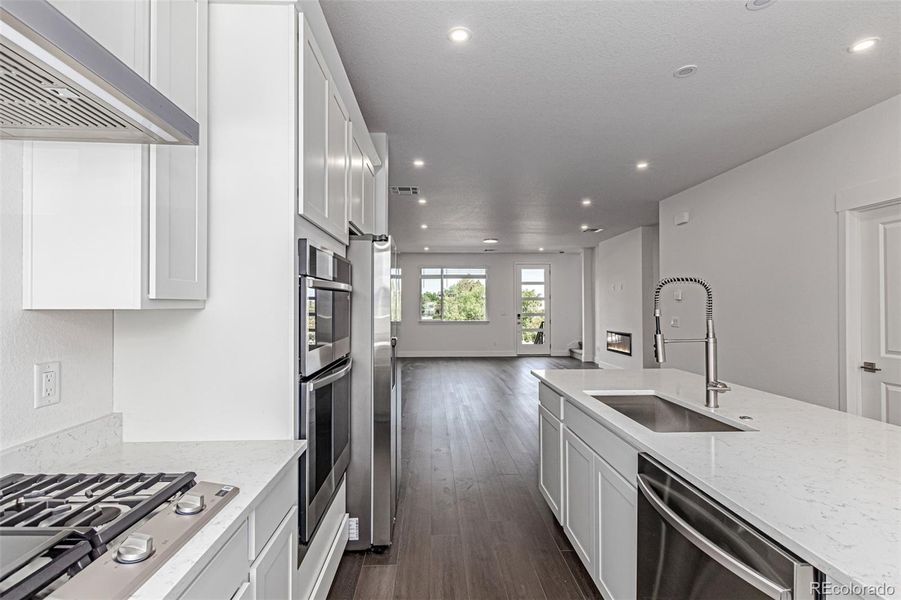Furnished interior view inside a new home in Ascent at Inverness, Englewood (Image 8).
