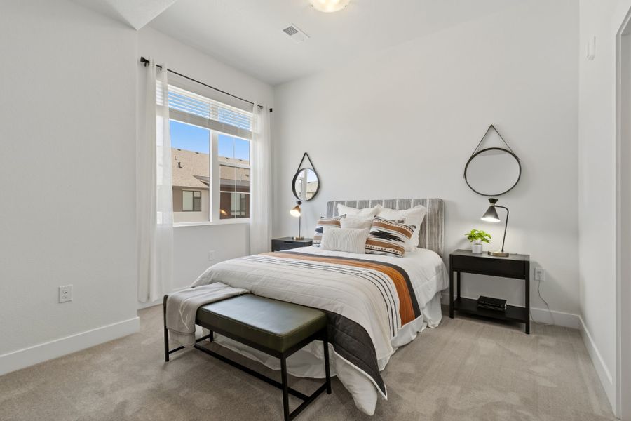 Representative furnished interior of a home built from the The Crestone by Landmark Homes in Northfield at Old Town, Fort Collins (Image 16).