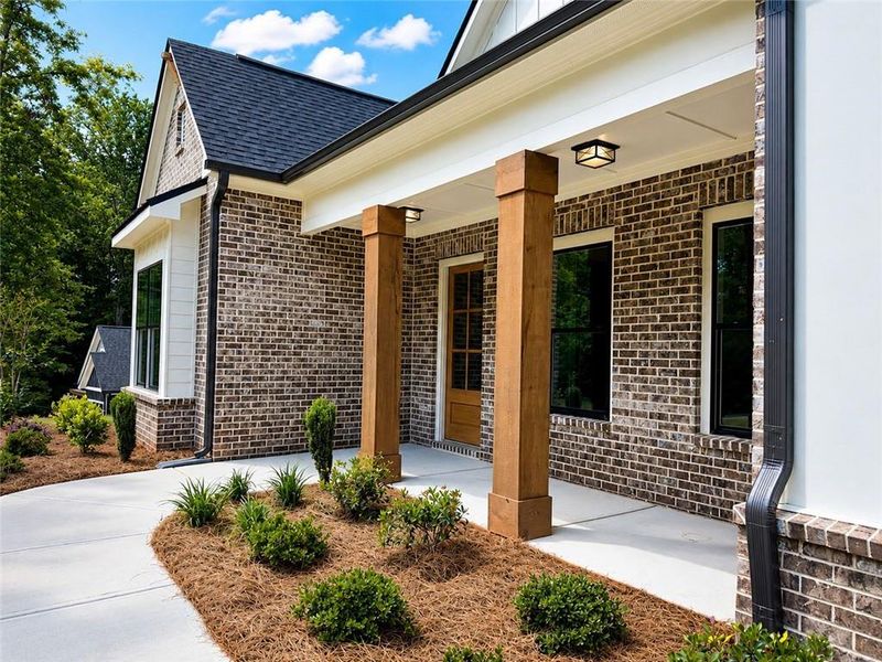 Exterior details and patio area of a home in , Pendergrass (Image 26).