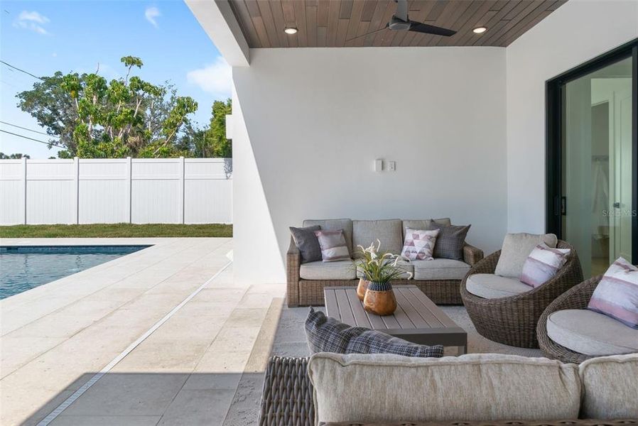 Furnished interior view inside a new home in , Sarasota (Image 45).