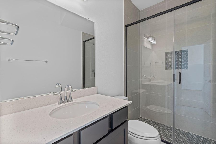 Furnished interior view inside a new home in Harvest Green - Final Opportunities, Richmond (Image 8).