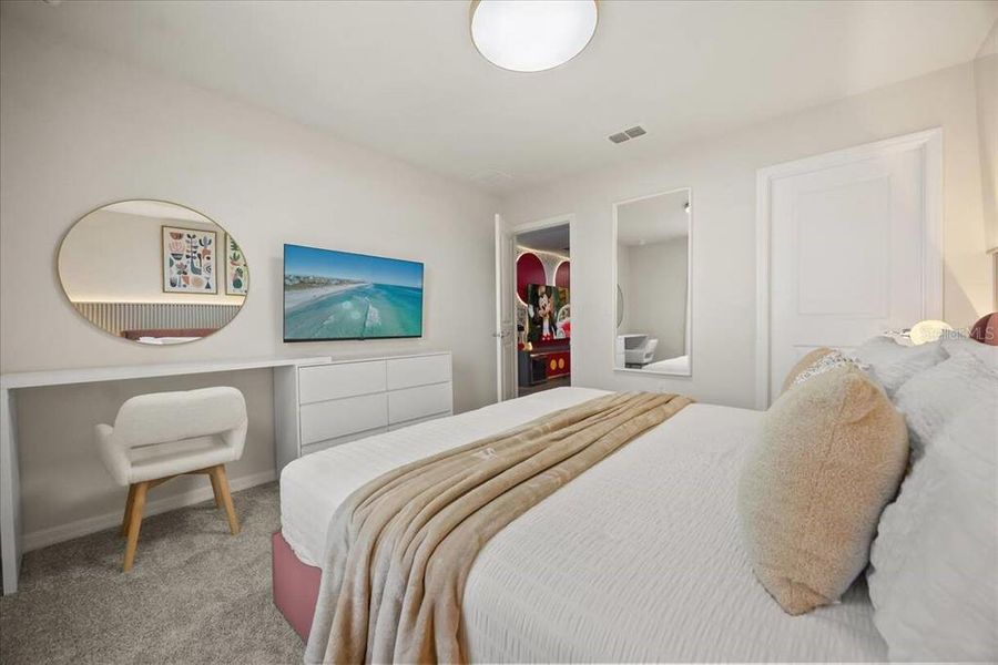 Furnished interior view inside a new home in , Clermont (Image 17).