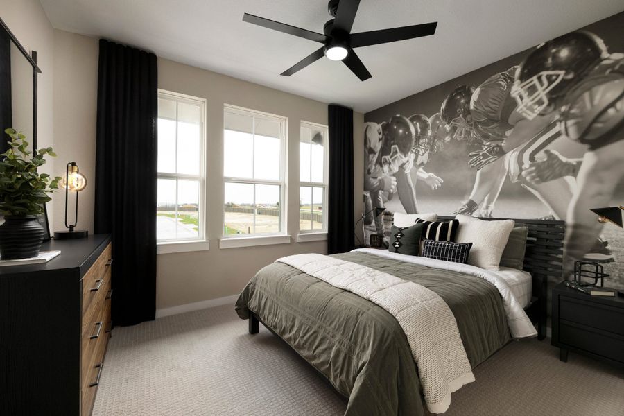 Representative furnished interior of a home built from the McKinney by Tri Pointe Homes in Lariat, Liberty Hill (Image 46).