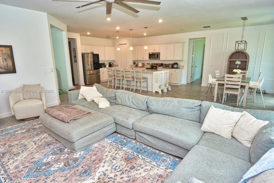 Furnished interior view inside a new home in Central Park, Port St. Lucie (Image 17).