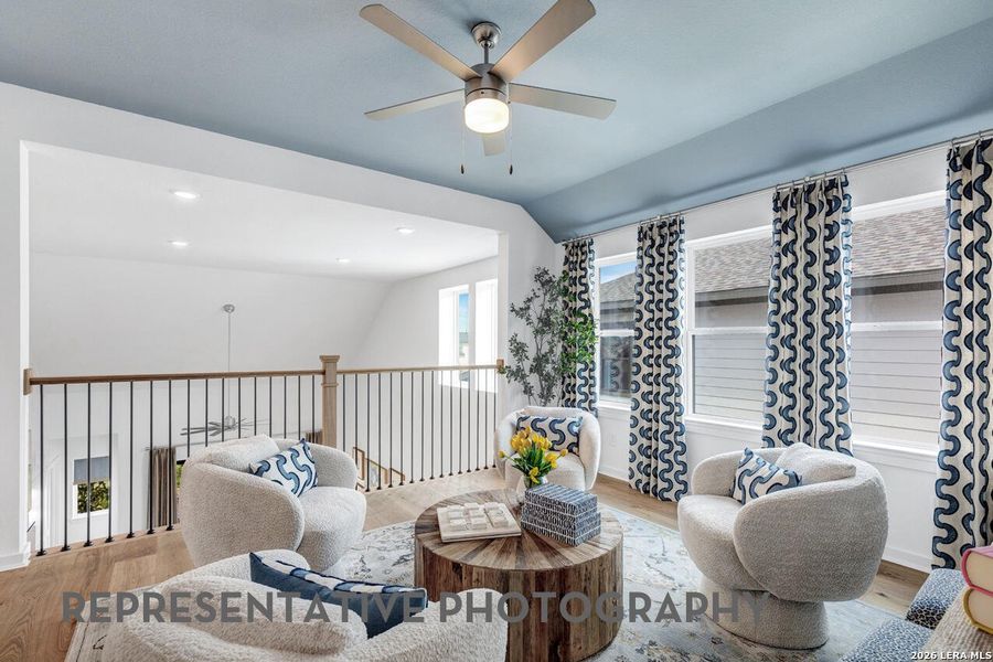 Furnished interior view inside a new home in Davis Ranch, San Antonio (Image 6).