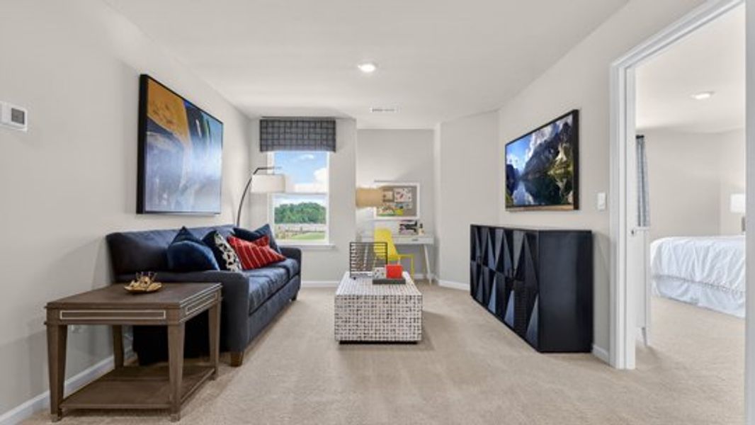 Furnished interior view inside a new home in Cross Creek, Spring Lake (Image 14).