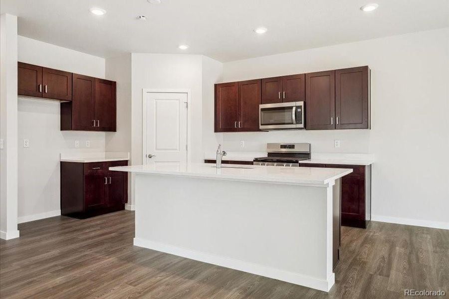 Furnished interior view inside a new home in Coyote Creek, Fort Lupton (Image 5).
