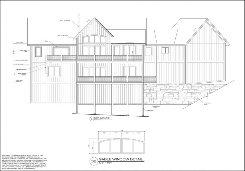 Exterior rendering of this home design in , Asheville, NC (Image 2).