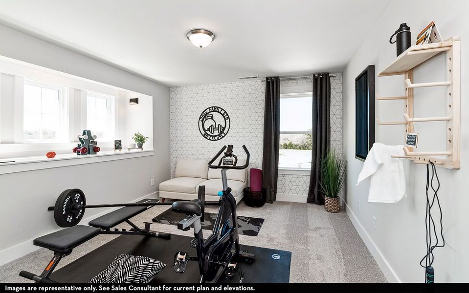 Furnished interior view inside a new home in High Park Hill, Arrington (Image 24).