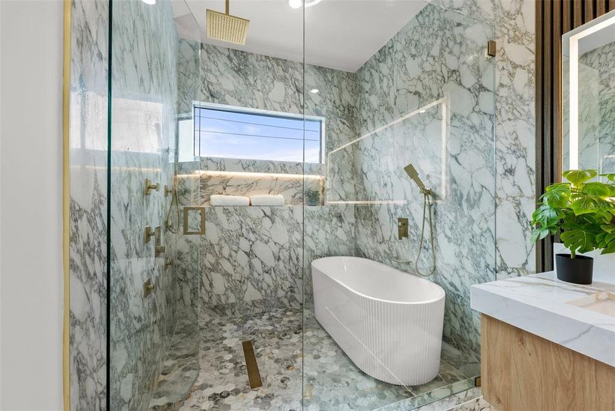 Furnished interior view inside a new home in , Tampa (Image 17).