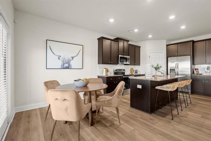 Furnished interior view inside a new home in , Dacula (Image 11).