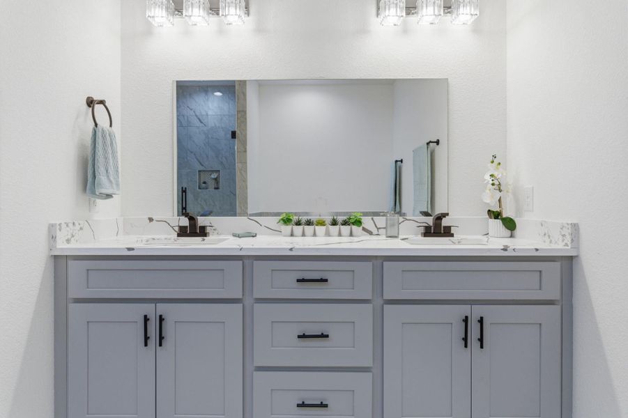 Furnished interior view inside a new home in , Cleveland (Image 18).