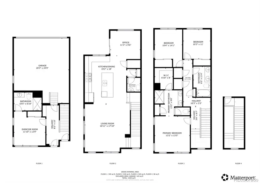 2D floor plan layout of this home in , Broomfield, CO (Image 4).