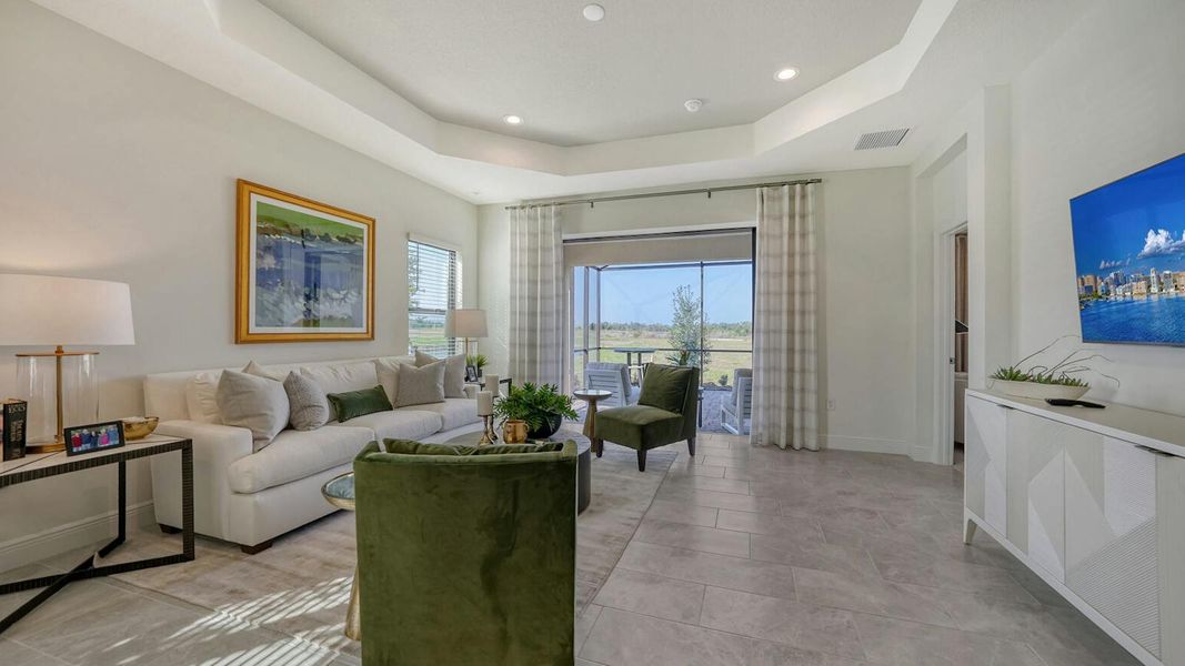 Furnished interior view inside a new home in Vistera of Venice Real Estate and Homes for Sale in Venice, FL - Neal Communities, Nokomis (Image 34). Furnished interior view inside a new home in Vistera of Venice Real Estate and Homes for Sale in Venice, FL - Neal Communities, Nokomis (Image 34).