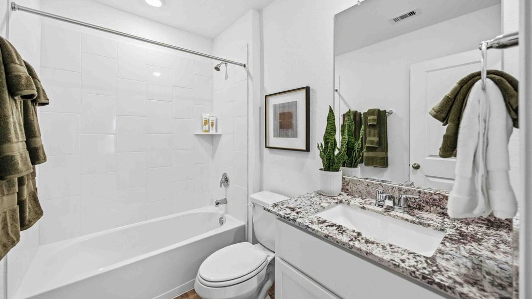 Furnished interior view inside a new home in Pineapple Square, Houston (Image 11).