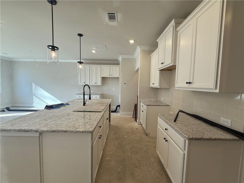 Furnished interior view inside a new home in The Towns at Auburn Station East, Auburn (Image 4).
