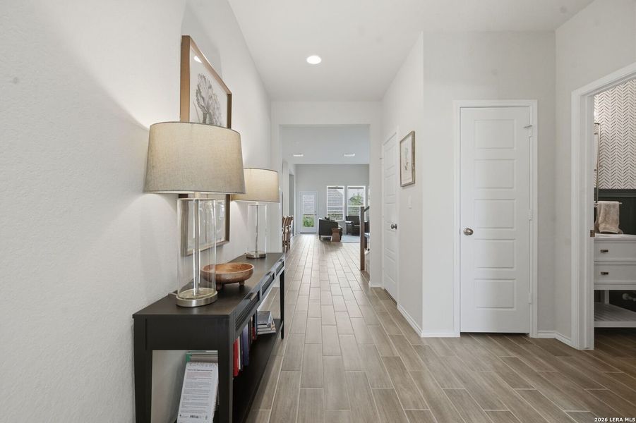 Furnished interior view inside a new home in Bison Ridge, San Antonio (Image 29).