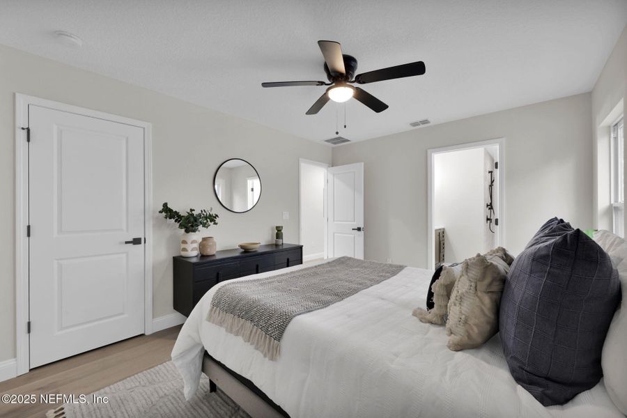 Furnished interior view inside a new home in , Jacksonville (Image 16). Furnished interior view inside a new home in , Jacksonville (Image 16).