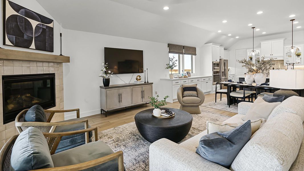 Furnished interior view inside a new home in Two Step Farm, Montgomery (Image 14).