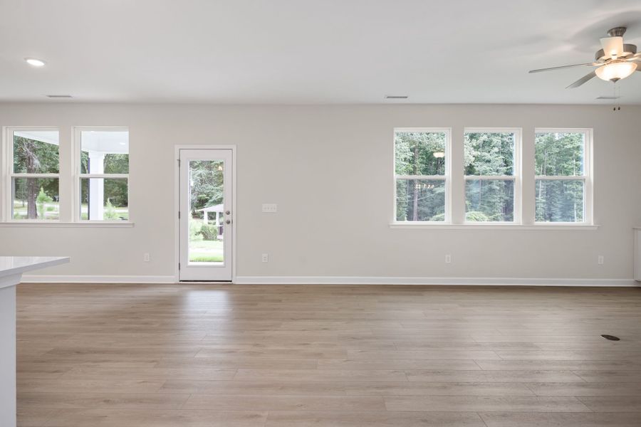 Representative unfurnished interior of a home built from the The Beech by Davidson Homes LLC in Wendell Ridge, Wendell (Image 23).