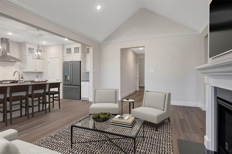 Furnished interior view inside a new home in Heritage Ranch, Sherman (Image 16).