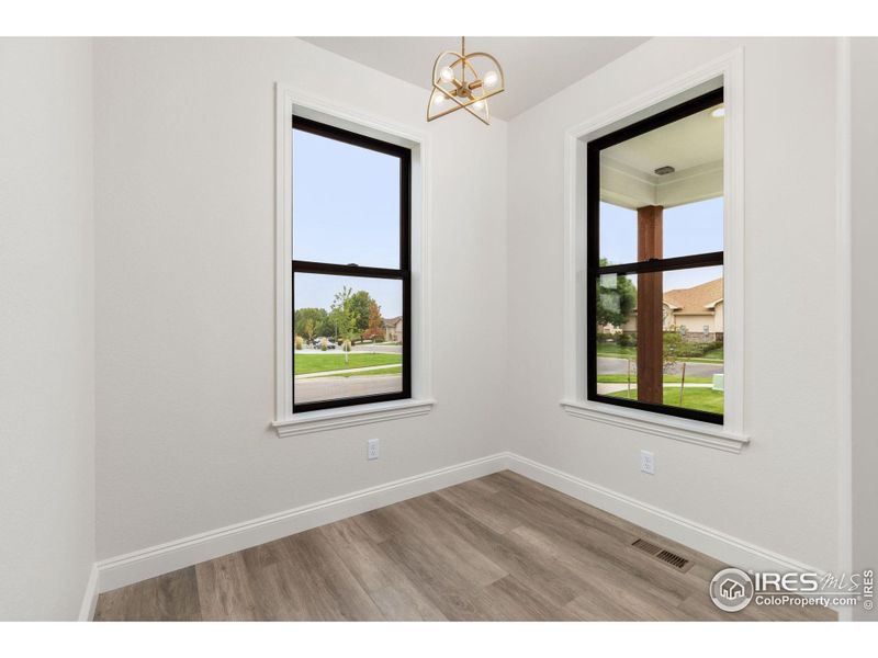 The office is located up front right off the main entry vestibule