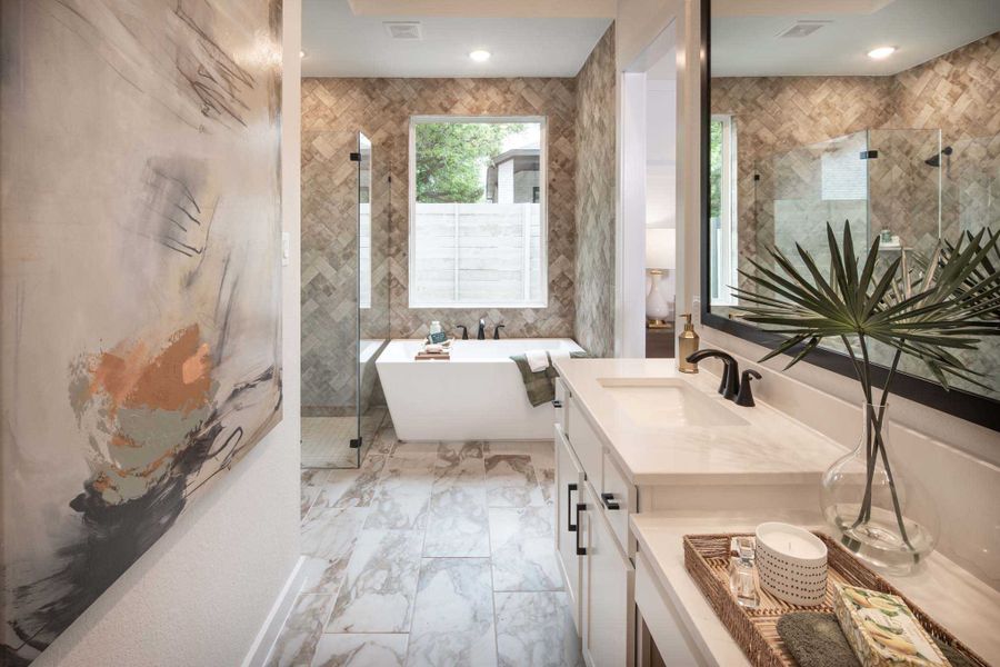 Representative Primary Bathroom - some options shown Representative Primary Bathroom - some options shown