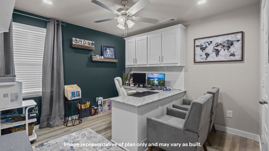 Furnished interior view inside a new home in Homestead at Parks Bell Ranch, Odessa (Image 18). Furnished interior view inside a new home in Homestead at Parks Bell Ranch, Odessa (Image 18).