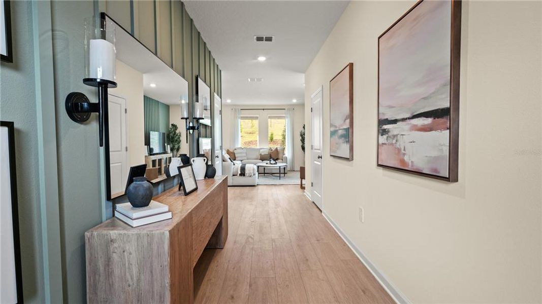 Furnished interior view inside a new home in Wellness Ridge, Clermont (Image 8).