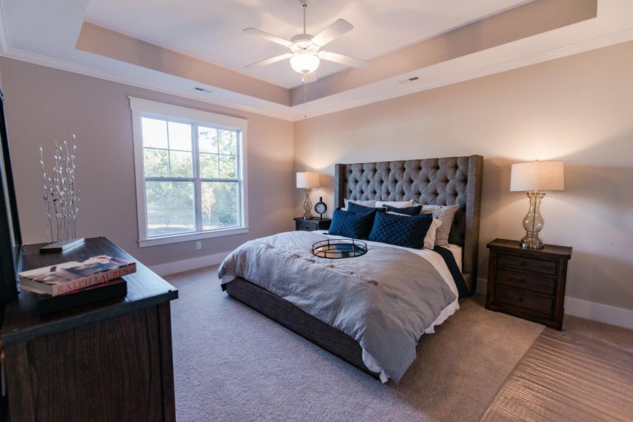 Representative furnished interior of a home built from the Marshall by Bill Clark Homes in Riverside Cove, Wilmington (Image 13).