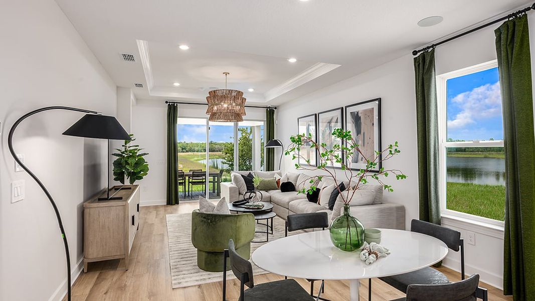 Representative furnished interior of a home built from the Rivera by Taylor Morrison in Westview Community Group Page, Kissimmee (Image 8). Representative furnished interior of a home built from the Rivera by Taylor Morrison in Westview Community Group Page, Kissimmee (Image 8).