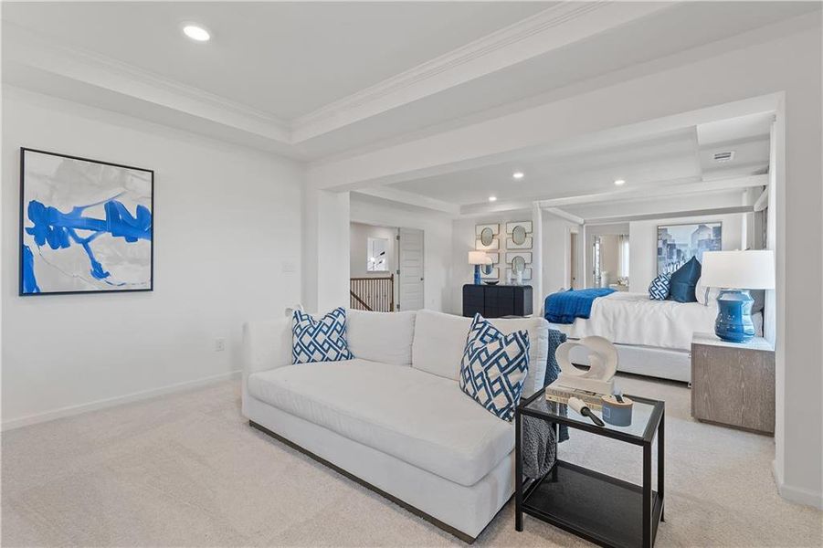 Furnished interior view inside a new home in Westwind Estates, Hampton (Image 47).