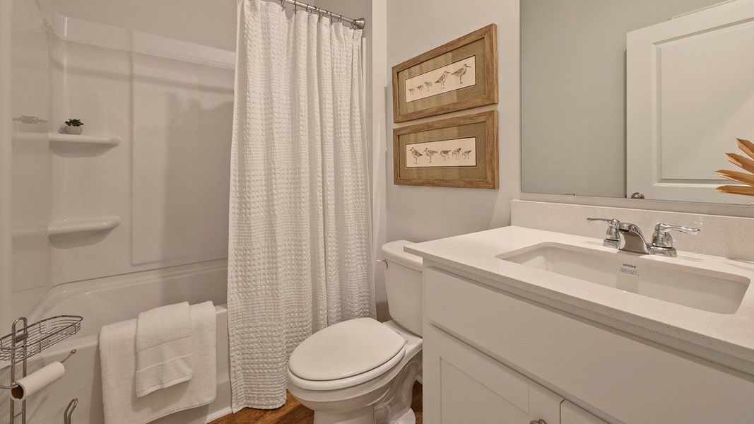 Furnished interior view inside a new home in Pineview North, Summerville (Image 14).