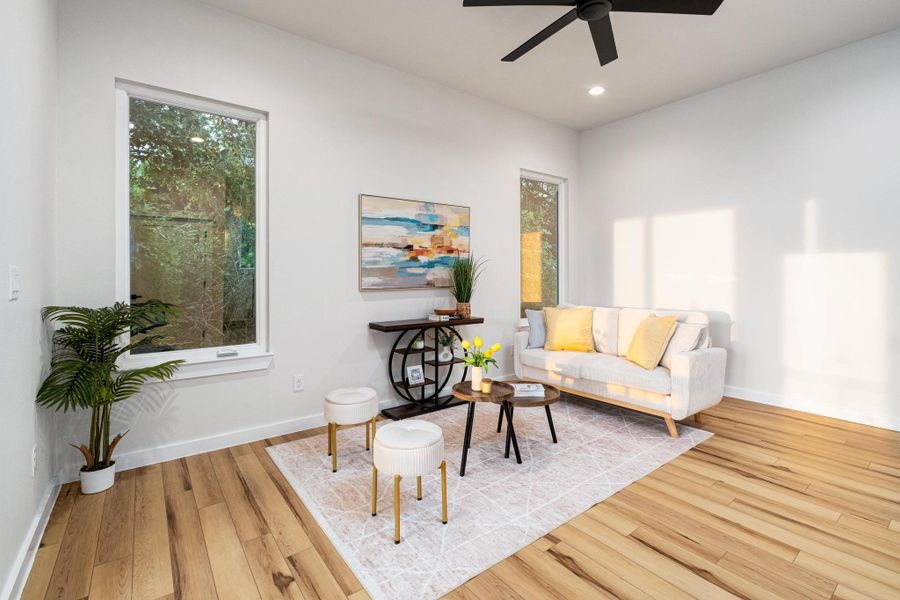 Furnished interior view inside a new home in , Austin (Image 17).
