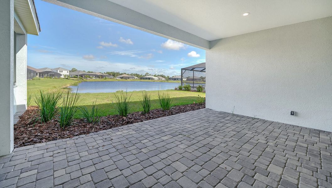 Exterior details and patio area of a home in Grand Palm, Venice (Image 18).